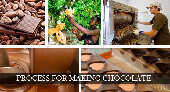 Making of Chocolate from cocoa Beans